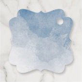 Twin Baby shower Zon, Maan, Sterren Bedankjes Labels (Achterkant)