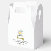 Twin Baby's Baby shower geveldoos Bedankdoosjes (Geopend)