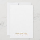 Twin Baptism | Christenuitnodiging Kaart (Achterkant)