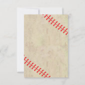 Twin Baseball Verjaardag Jongen Meisje Bedankkaart (Achterkant)