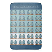 Twin Birds Badmat (Voorkant Verticaal)