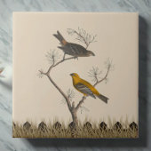 Twin Birds Harmony Keramische Tegel Tegeltje