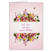 Twin Birthday Beauful Bouquet (Voorkant)