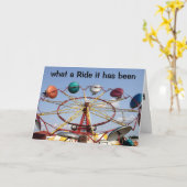 TWIN BIRTHDY WAT EEN RITJE IS HET GEWEEST / LEUK O KAART (Gele Bloem)