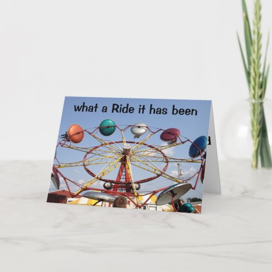 TWIN BIRTHDY WAT EEN RITJE IS HET GEWEEST / LEUK O KAART (Voorkant)