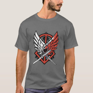 Twin Blades Anime-T-shirt T-shirt
