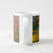 Twin Blossoms – Tranquil Garden Path Painting Grote Koffiekop (Achterkant)