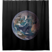 Twin Blue Marbles - West - Planet Earth Douchegordijn (Voorkant)