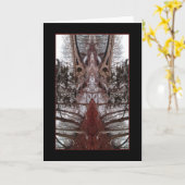 Twin Bourgondische Bridge-Kaart Kaart (Gele Bloem)