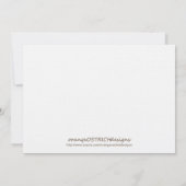 Twin Boy and Girl Christening Uitnodiging (Achterkant)