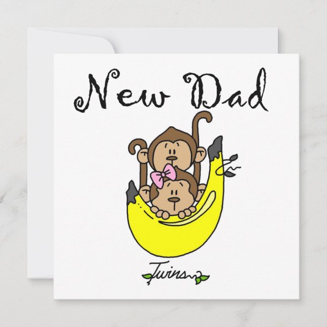 Twin Boy and Girl New Dad Gifts (Voorkant)