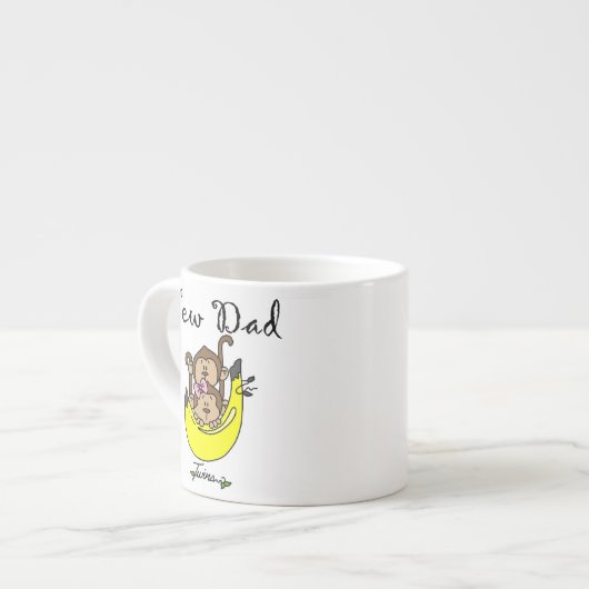 Twin Boy and Girl New Dad Gifts Espresso Kop (Links)