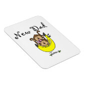 Twin Boy and Girl New Dad Gifts Magneet (Rechterzijde)