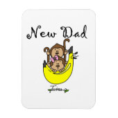 Twin Boy and Girl New Dad Gifts Magneet (Verticaal)