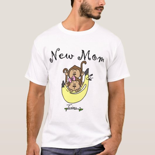 Twin Boy and Girl New Mam Tshirts (Voorkant)