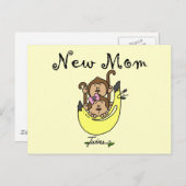 Twin Boy and Girl New Mam Tshirts Briefkaart (Voorkant / Achterkant)