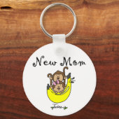 Twin Boy and Girl New Mam Tshirts Sleutelhanger (Voorkant)