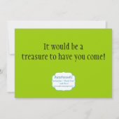 Twin Boy and Girl Pirate Birthday Party Invitation Kaart (Achterkant)