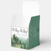 Twin Boy Deer Woodland Baby shower Bedankdoosjes (Geopend)