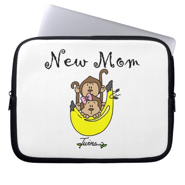 Twin Boy en GIrl New Mam Gifts Laptop Sleeve (Voorkant)