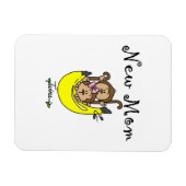 Twin Boy en GIrl New Mam Gifts Magneet (Horizontaal)