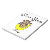 Twin Boy en GIrl New Mam Gifts Notitieblok (Linkerzijde)