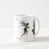 Twin Boy Faeries Koffie Mok (Voorkant rechts)