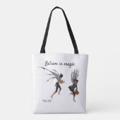 Twin Boy Rain Faeries Canvas tas (Achterkant)