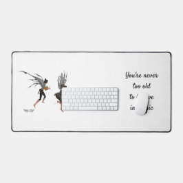 Twin Boy Rain Faeries Desk Mat