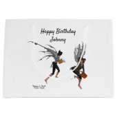 Twin Boy Rain Faeries Gift Bag Groot Cadeauzakje (Voorkant)