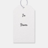 Twin Boy Rain Faeries Gift Label Cadeaulabel (Achterkant)