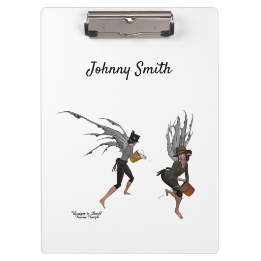 Twin Boy Rain Faeries Klembord (Voorkant)