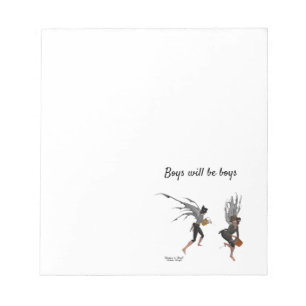 Twin Boy Rain Faeries Notitieblok