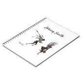 Twin Boy Rain Faeries Spiraal Notitieboek (Linkerzijde)