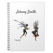 Twin Boy Rain Faeries Spiraal Notitieboek (Voorkant)