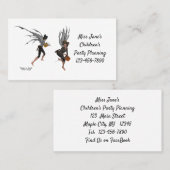 Twin Boy Rain Faeries Visitekaartje (Voorkant / Achterkant)