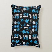 Twin Boy Stalk Delivery Blue Accent Kussen (Achterkant (Verticaal))