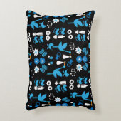 Twin Boy Stalk Delivery Blue Accent Kussen (Voorkant(Verticaal))