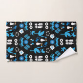 Twin Boy Stalk Delivery Blue Bad Handdoek (Handdoek)