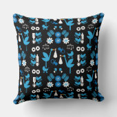 Twin Boy Stalk Delivery Blue Kussen (Achterkant)