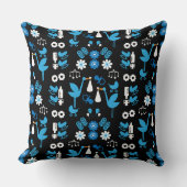 Twin Boy Stalk Delivery Blue Kussen (Voorkant)