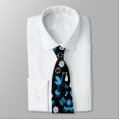 Twin Boy Stalk Delivery Blue Stropdas (Gebonden)