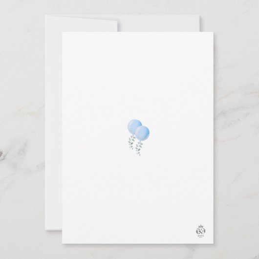 Twin Boys Baby shower bewerkbare uitnodiging (Achterkant)