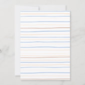 Twin Boys Clothes Watercolor Modern Baby Shower In Kaart (Achterkant)