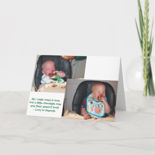 Twin Boys eerste verjaardagstaart (Achterkant)