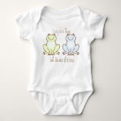 Twin Boys Frog Romper (Voorkant)