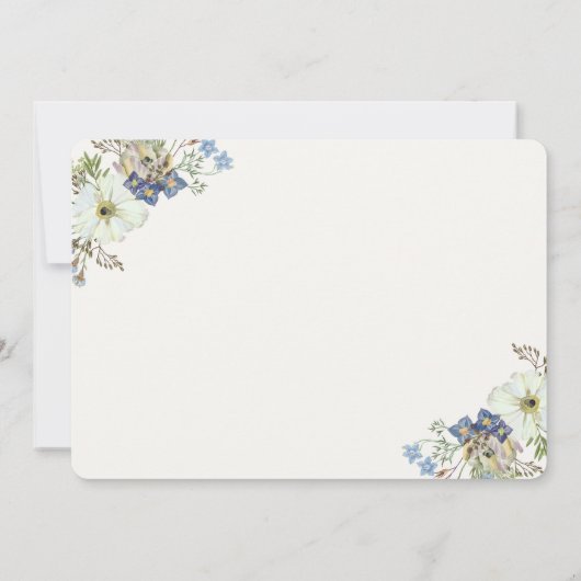 Twin boys hertengewei baby shower uitnodiging (Achterkant)