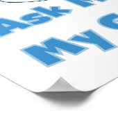 Twin Boys kleinzonen geschenken Poster (Hoek)