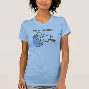 Twin Boys Mam Stork Tshirts en cadeautjes