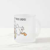 Twin Boys Mam Stork Tshirts en cadeautjes Matglas Koffiemok (Voorkant rechts)